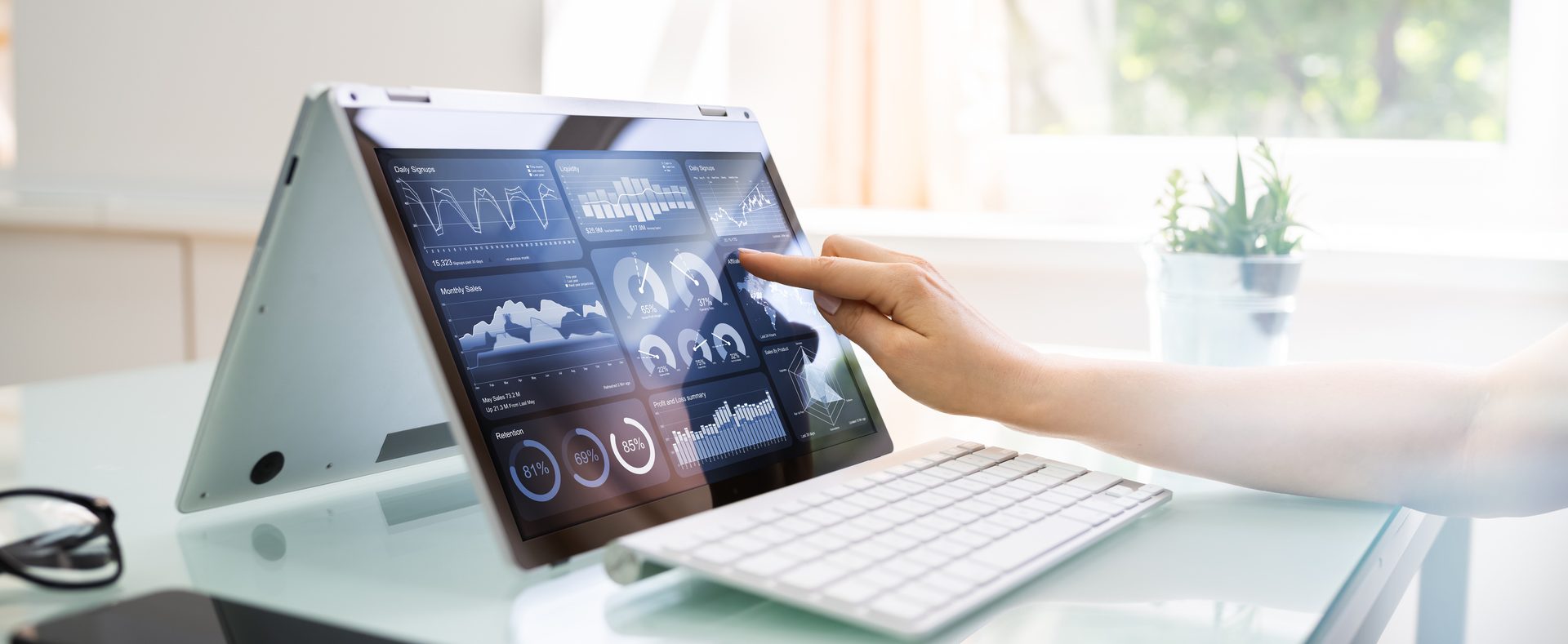 Analytics dashboard